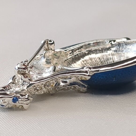 Napier Panther and Ball Rhinestone Brooch - Picture 10 of 12